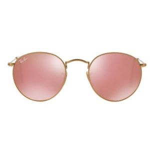 RAY BAN- Pink & Gold Round